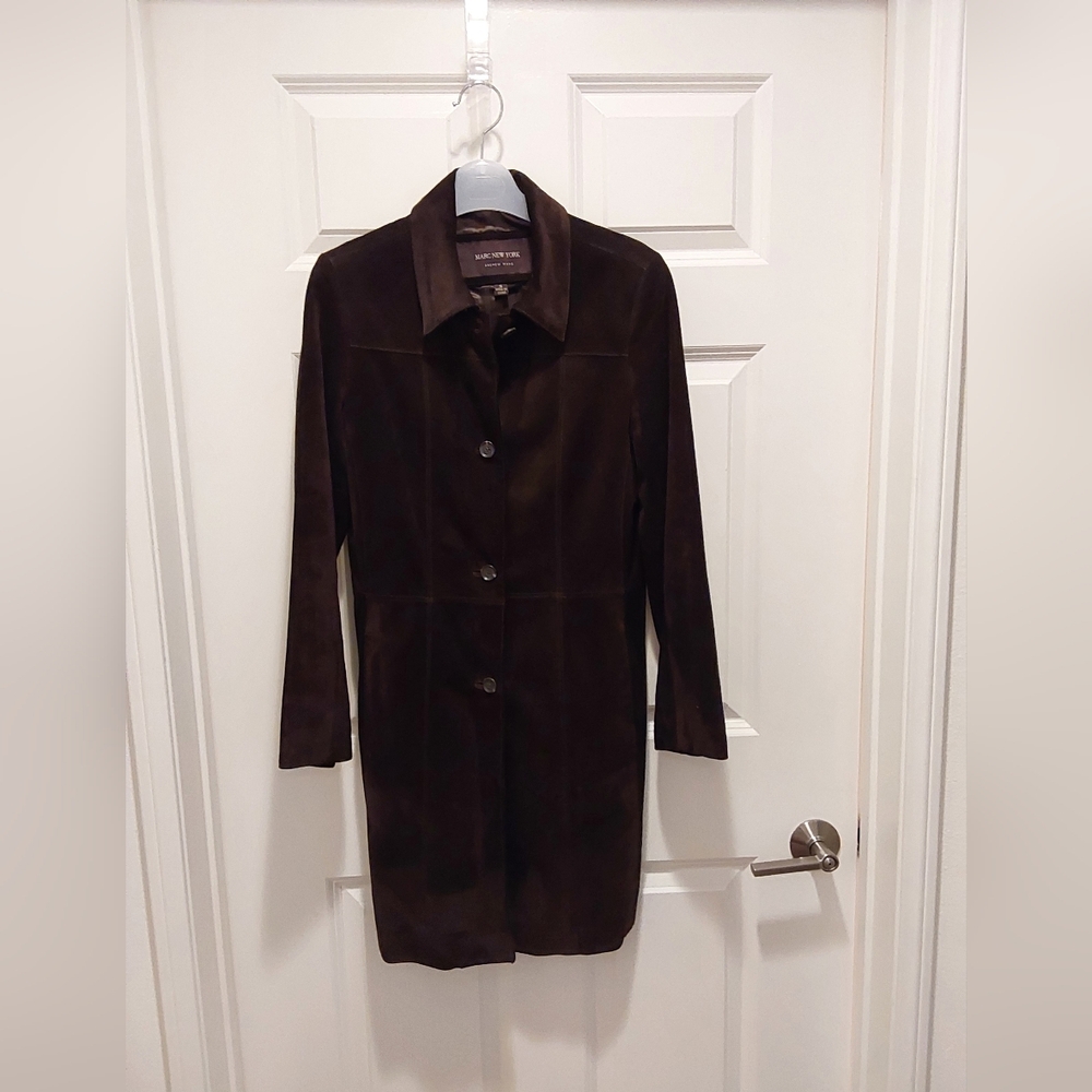 Marc New York Dark Brown Trench Coat